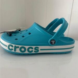 CROCS Sandals - Aqua Blue Men Size 8, Women Size 10